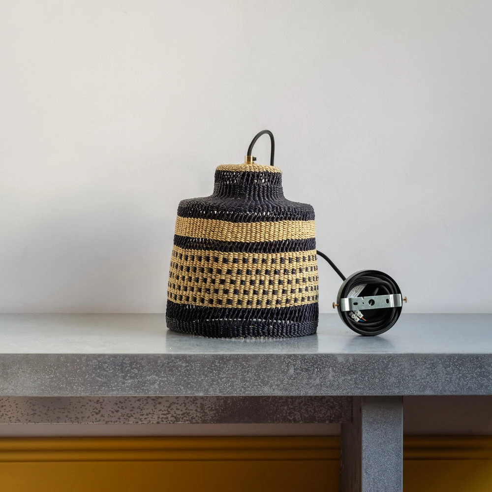 Suspension Dots - Naturel, Bleu, Noir 3 Suspension Dots - Naturel, Bleu, Noir – Image 3