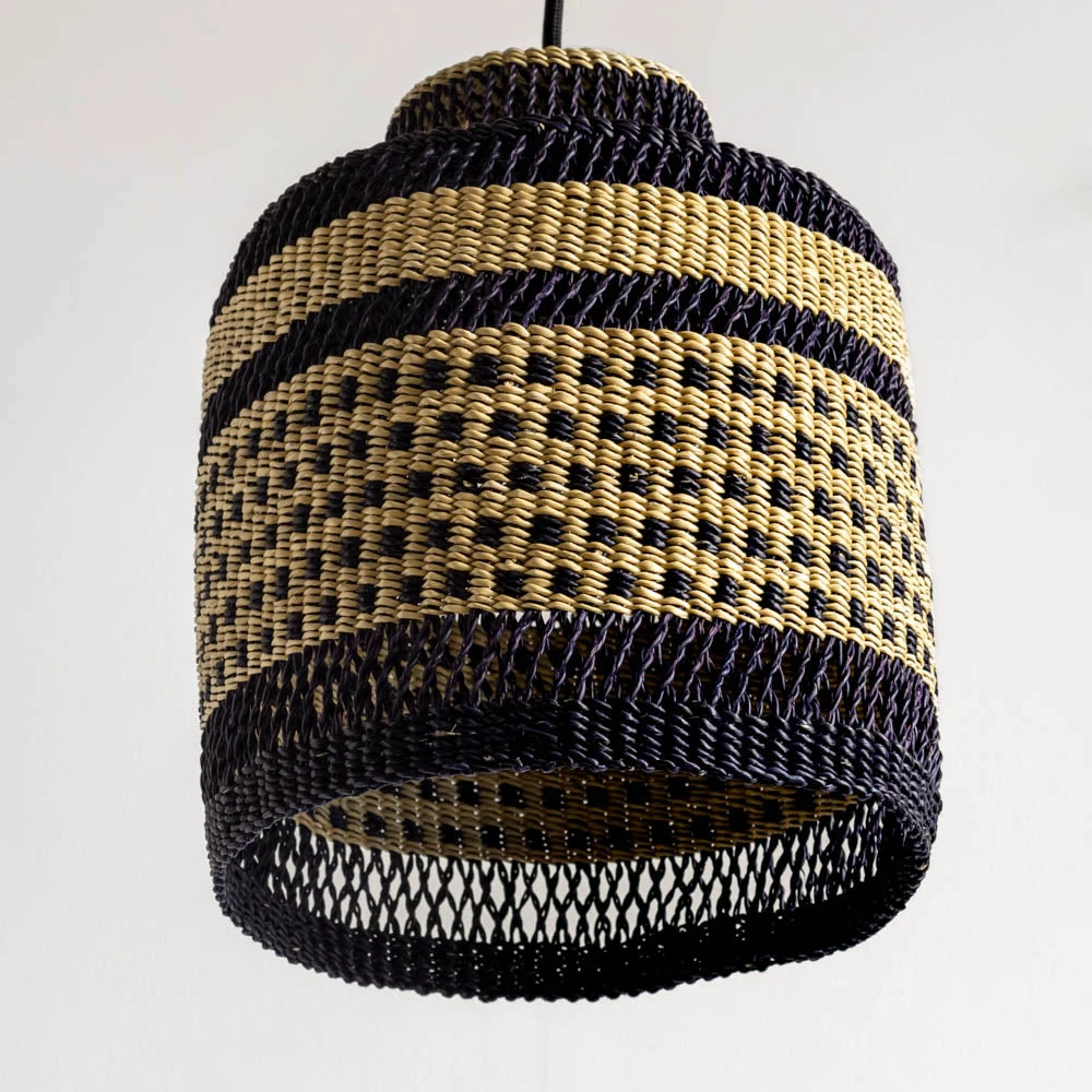 Suspension Dots - Naturel, Bleu, Noir 2 Suspension Dots - Naturel, Bleu, Noir – Image 2