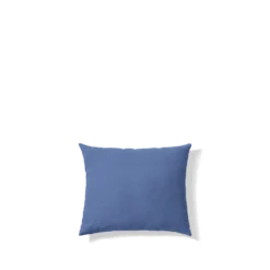 Taie D'oreiller En Lin Lavé - Bleu Paros -Décoration D'intérieur Taie 30X40 bleufonce