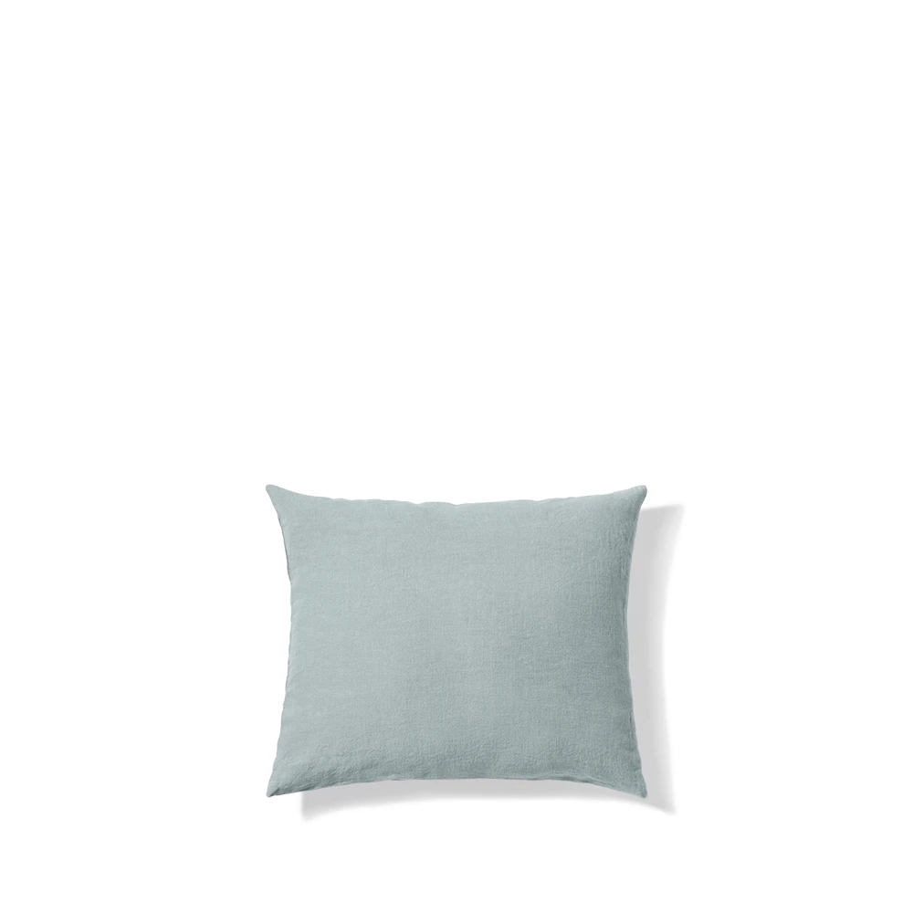 Taie D'oreiller En Lin Lavé - Gris Vésuve 8 Taie D'oreiller En Lin Lavé - Gris Vésuve – Image 8
