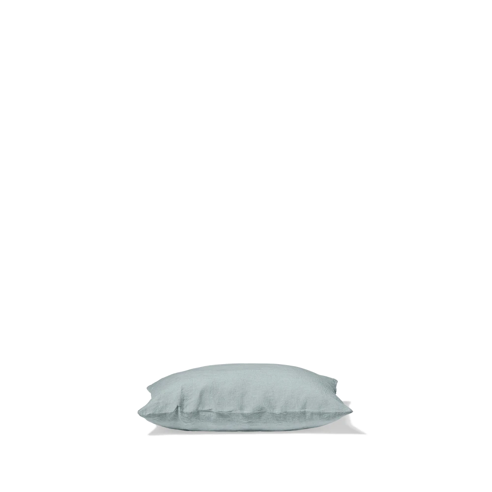 Taie D'oreiller En Lin Lavé - Gris Vésuve 10 Taie D'oreiller En Lin Lavé - Gris Vésuve – Image 10