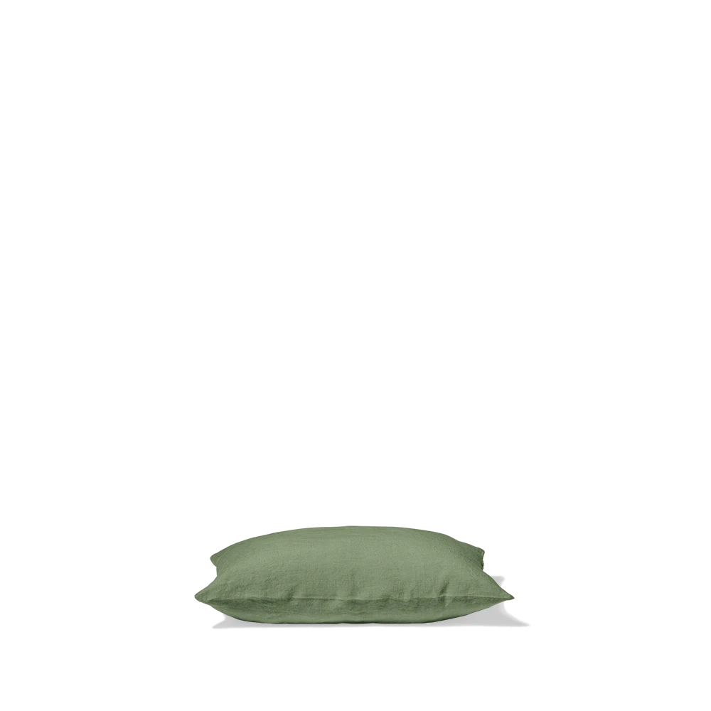 Taie D'oreiller En Lin Lavé - Vert D'Anduze 13 Taie D'oreiller En Lin Lavé - Vert D'Anduze – Image 13