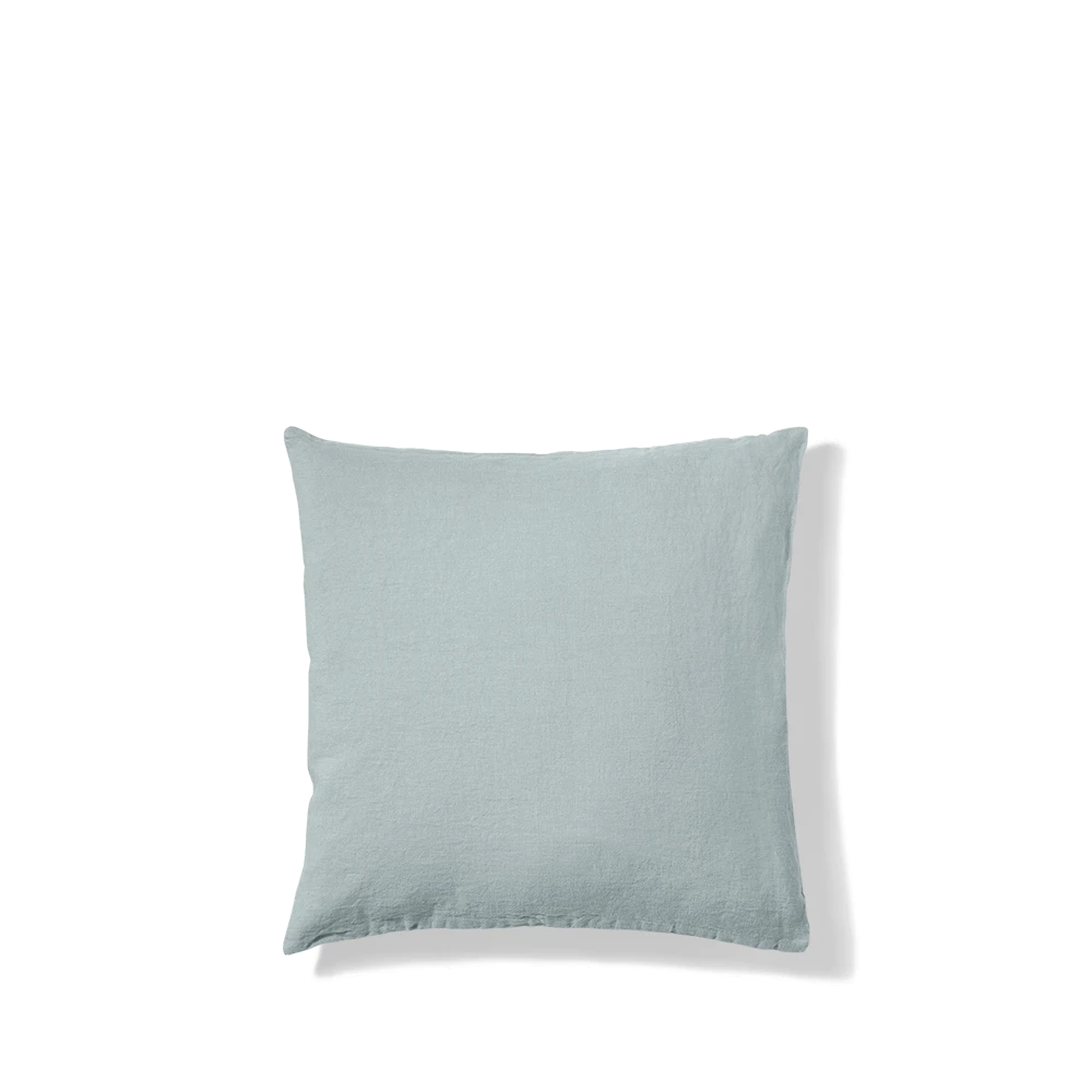 Taie D'oreiller En Lin Lavé - Gris Vésuve 6 Taie D'oreiller En Lin Lavé - Gris Vésuve – Image 6