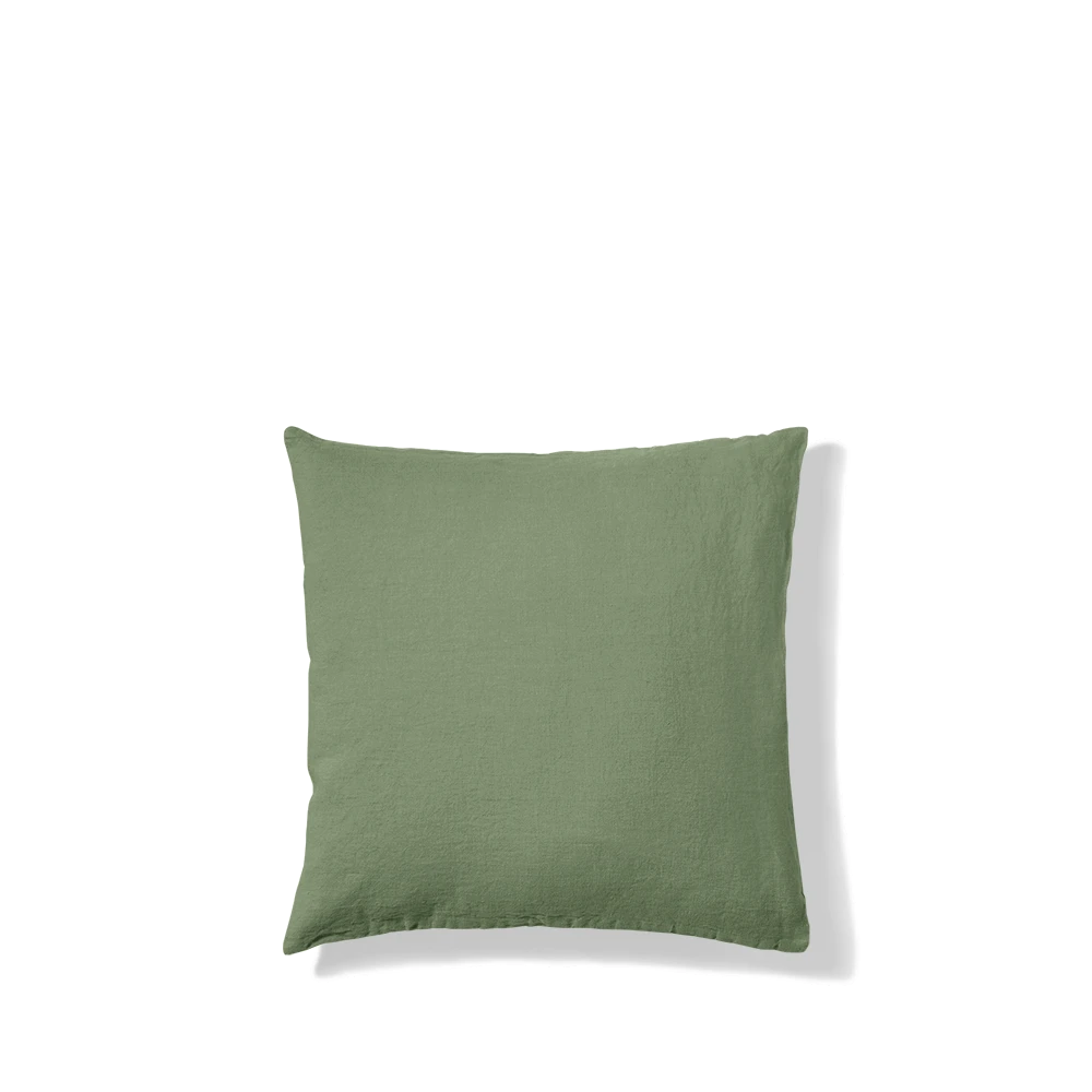 Taie D'oreiller En Lin Lavé - Vert D'Anduze 9 Taie D'oreiller En Lin Lavé - Vert D'Anduze – Image 9