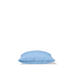 Taie D'oreiller En Lin Lavé - Bleu Tyrrhénien -Décoration D'intérieur Taie 45x45 pers bleu