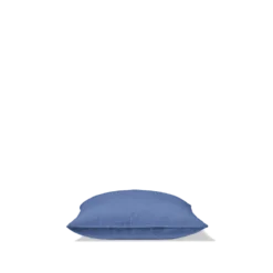 Taie D'oreiller En Lin Lavé - Bleu Paros -Décoration D'intérieur Taie 45x45 pers bleufonce