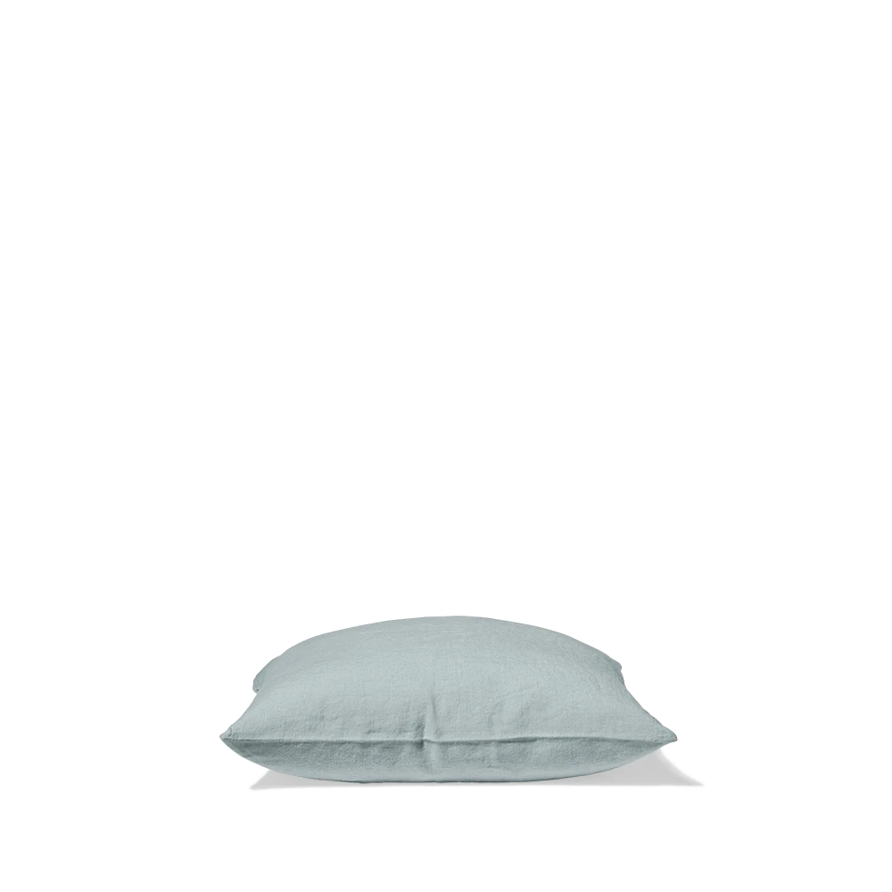 Taie D'oreiller En Lin Lavé - Gris Vésuve 7 Taie D'oreiller En Lin Lavé - Gris Vésuve – Image 7