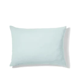 Taie D'oreiller En Lin Lavé - Bleu Antiparos -Décoration D'intérieur Taie 50X70 bleuclair