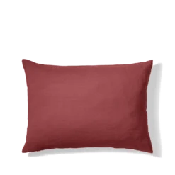 Taie D'oreiller En Lin Lavé - Rouge Pompei -Décoration D'intérieur Taie 50X70 rouge 75b0f350 05be 4605 92bc bb2b3e06e82b