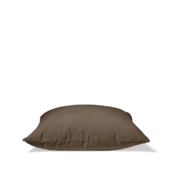 Taie D'oreiller En Lin Lavé - Brun Posillipo -Décoration D'intérieur Taie 65x65 pers marron