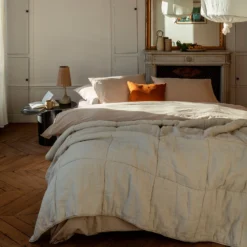 Édredon En 100% Lin Lavé - Pierre