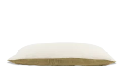 Taie XL En Lin Lavé - Bicolore Pierre & Vert -Décoration D'intérieur bicolour packshot linges du lit 240320230856 BD