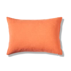 Taie D'oreiller En Lin Lavé - Bicolore Rose & Vieux Rose -Décoration D'intérieur bicolour packshot linges du lit 240320230928 BD