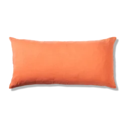 Taie XL En Lin Lavé - Bicolore Rose & Vieux Rose -Décoration D'intérieur bicolour packshot linges du lit 240320230942 BD