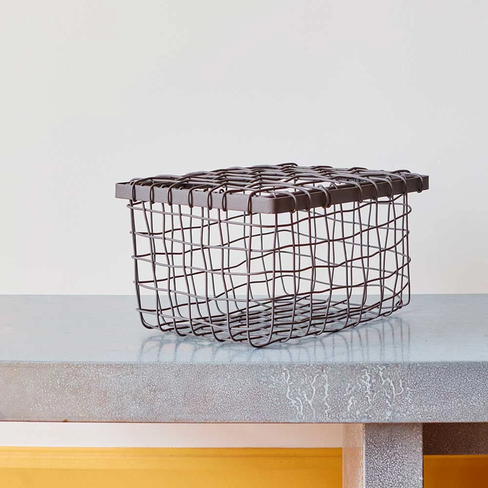 Panier En Métal Avec Couvercle 1 Panier En Métal Avec Couvercle