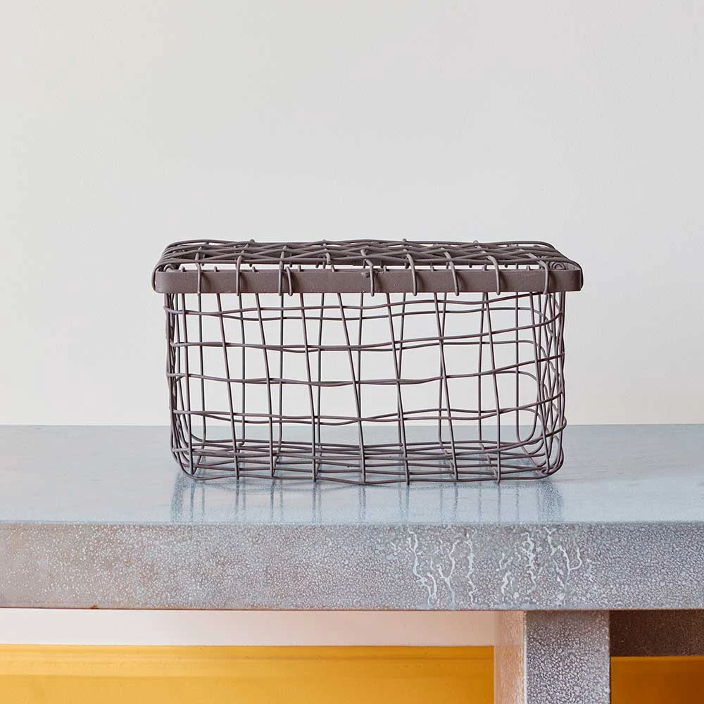 Panier En Métal Avec Couvercle 3 Panier En Métal Avec Couvercle – Image 3