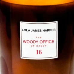Bougie Woody Office - Lola James Harper - 190 G -Décoration D'intérieur bougie woody office