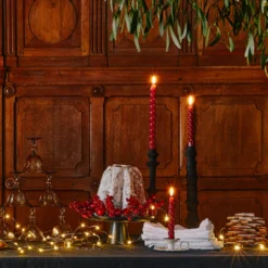 Lot De 6 Bougies Twist - Rouge, Blanc, Bleu -Décoration D'intérieur bougoires et bougiies 219145fe fe69 4417 b696 dbbc9a2c75e0