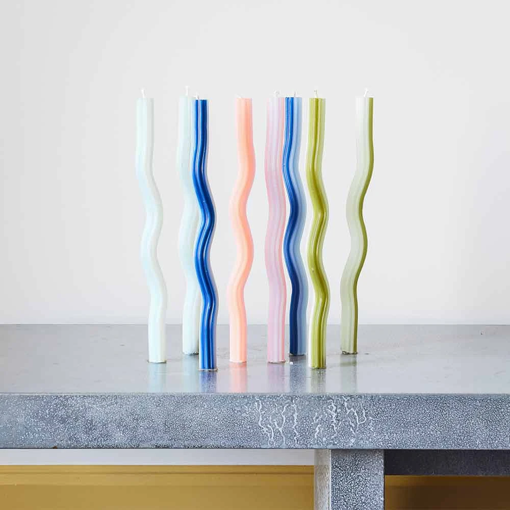 Set De 2 Bougies Wiggle - Vert 2 Set De 2 Bougies Wiggle - Vert – Image 2