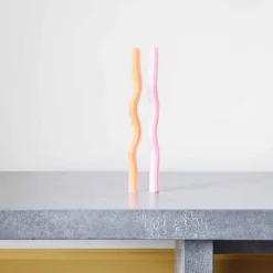 Set De 2 Bougies Wiggle - Orange