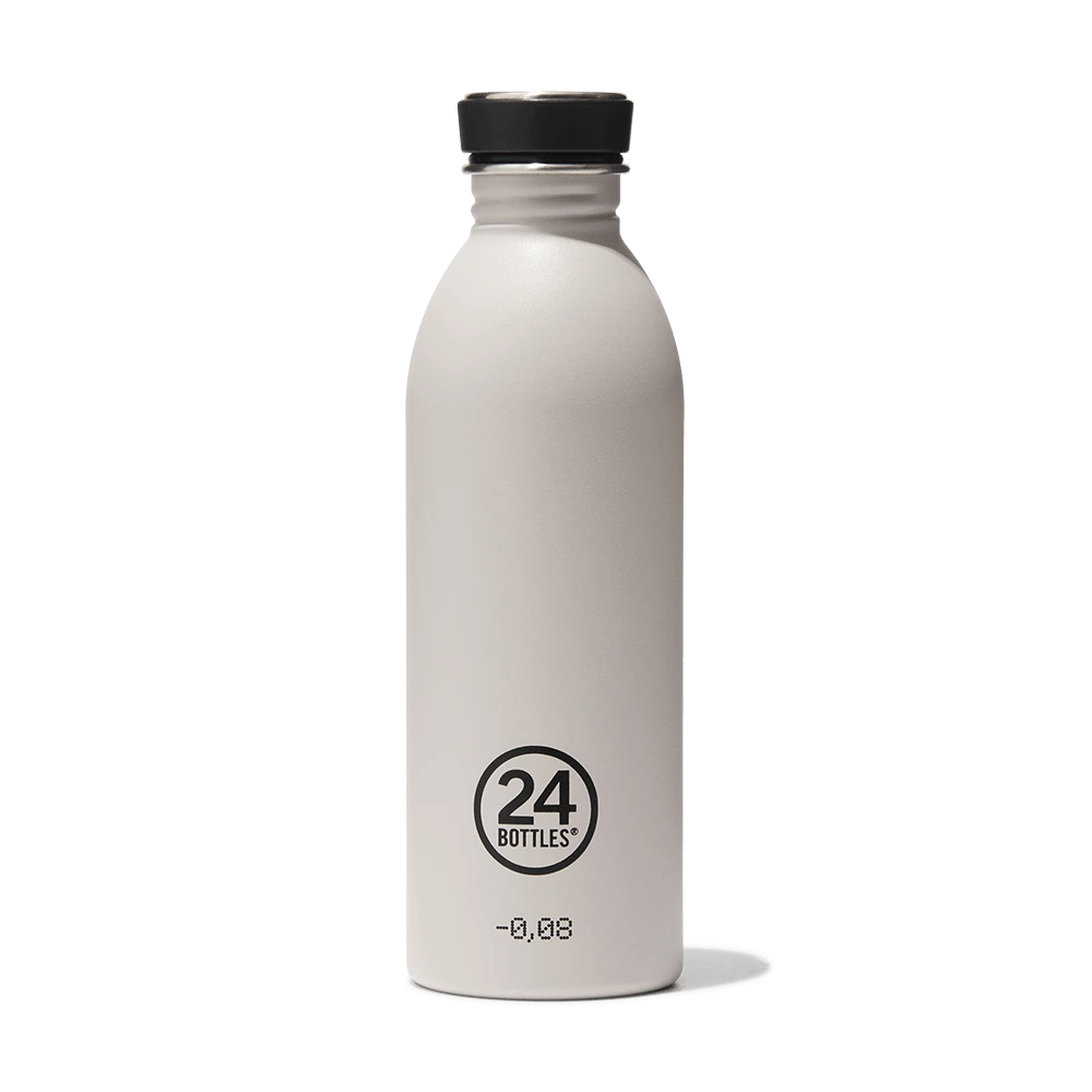 Gourde En Inox 500 Ml - Urban Gris Clair - 24Bottles 1 Gourde En Inox 500 Ml - Urban Gris Clair - 24Bottles