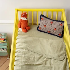 Caramel X Merci - Housse De Couette En Gaze De Coton - Vert 77 Rue De Varenne -Décoration D'intérieur caramel merci 05981 Modifier