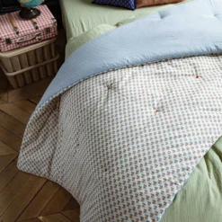 Caramel - Édredon Bout De Lit - Crème Posy