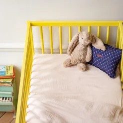 Caramel X Merci - Drap-housse En Gaze De Coton - Rose De Bagatelle