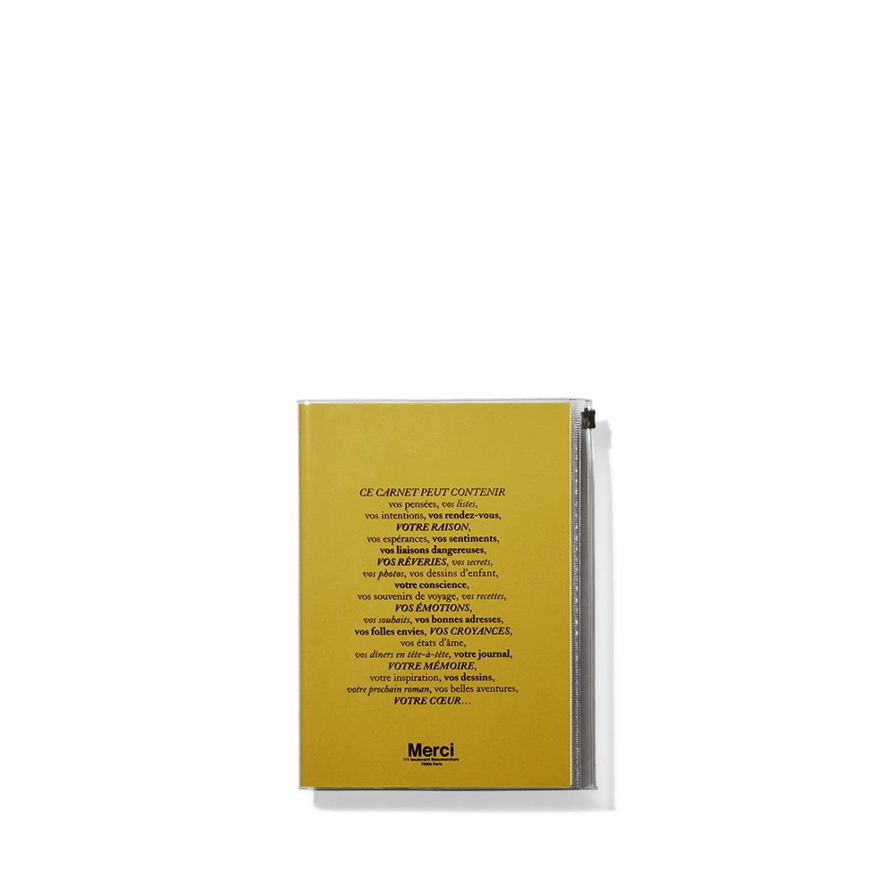 Carnet Merci - Jaune 2 Carnet Merci - Jaune – Image 2