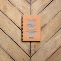 Carnet A5 à Spirale - Kraft & Bleu