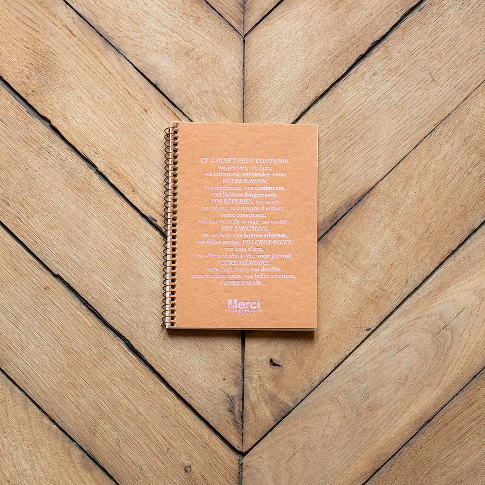 Carnet A5 à Spirale - Kraft & Cuivre 1 Carnet A5 à Spirale - Kraft & Cuivre