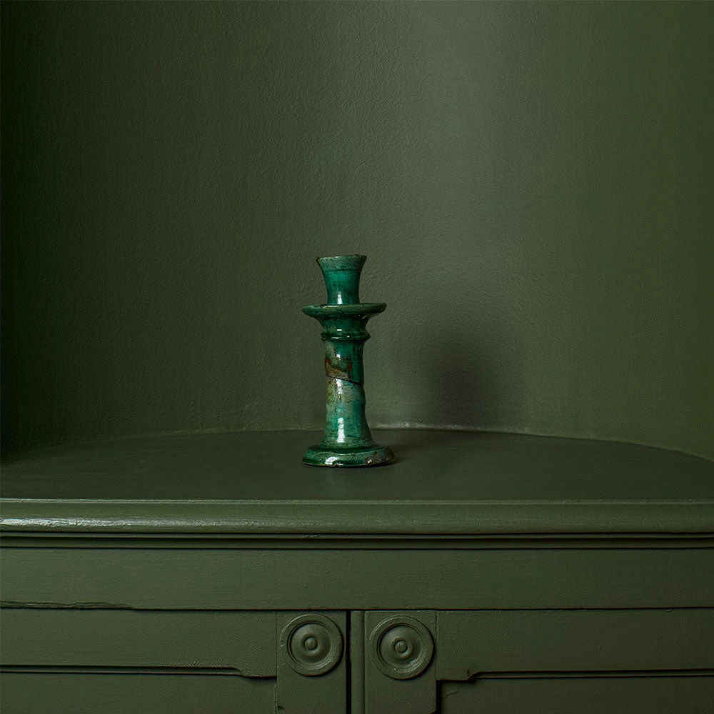 Bougeoir En Céramique - Vert 1 Bougeoir En Céramique - Vert