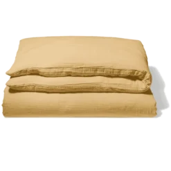 Housse De Couette En Gaze De Coton - Jaune Batignolles -Décoration D'intérieur config jaune hdc