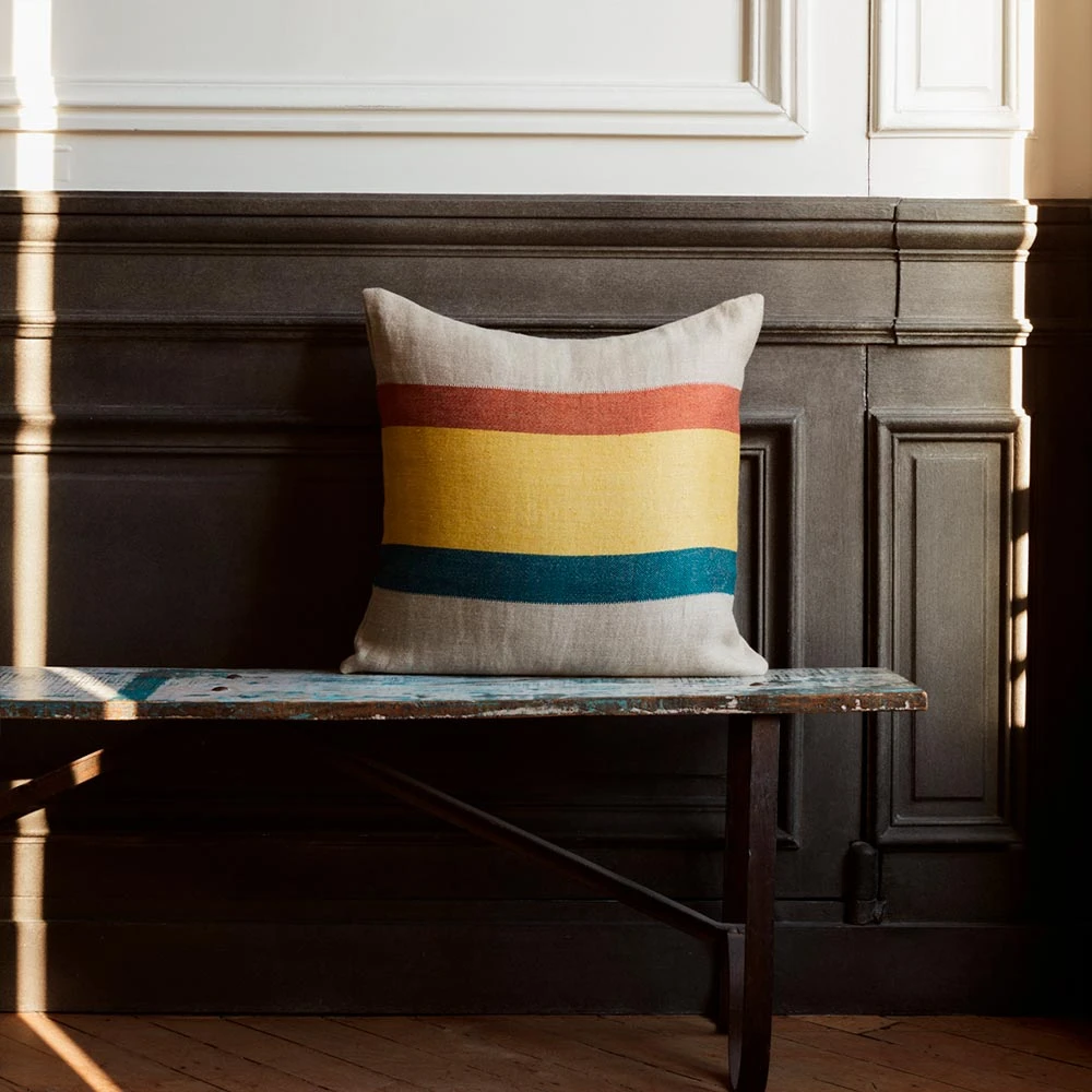 Coussin Belge En Lin - Mercurio 1 Coussin Belge En Lin - Mercurio