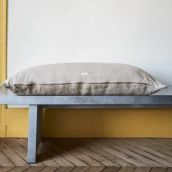 Coussin Grosse Trame Bagy - Naturel -Décoration D'intérieur coussin gris