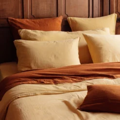 Taie D'oreiller En Gaze De Coton - Jaune Batignolles