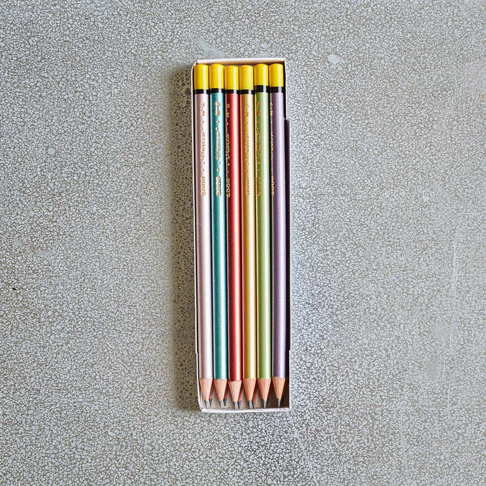 Boîte Vintage De 12 Crayons à Papier 3000 2 Boîte Vintage De 12 Crayons à Papier 3000 – Image 2