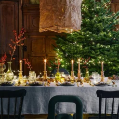 Bougie Marron à Pois Blancs 5 Bougie Marron à Pois Blancs -Décoration D'intérieur detail bougie