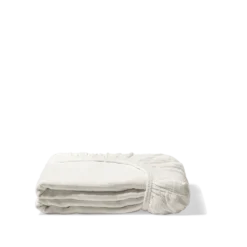 Drap-housse En Gaze De Coton - Blanc De Meudon -Décoration D'intérieur drap housse en gaze de coton blanc de meudon 28164644470979