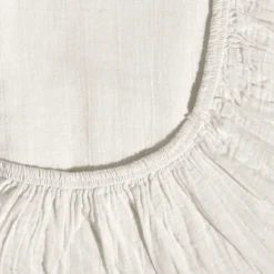 Drap-housse En Gaze De Coton - Blanc De Meudon -Décoration D'intérieur drap housse en gaze de coton blanc de meudon 28164644536515