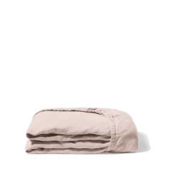 Drap-housse En Lin Lavé - Beige Rosé 8 Drap-housse En Lin Lavé - Beige Rosé -Décoration D'intérieur drap housse en lin lave beige rose 28164621697219