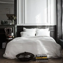 Drap Plat En Gaze De Coton - Blanc De Meudon -Décoration D'intérieur drap plat en gaze de coton blanc de meudon 28164644012227 c55a038e 01c3 4983 9e8d a1be76a6267a