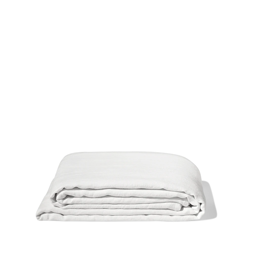 Drap Plat En Lin Lavé - Blanc Optique 1 Drap Plat En Lin Lavé - Blanc Optique