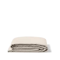 Drap Plat En Lin Lavé - Pierre