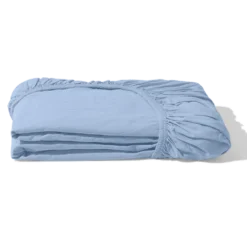 Drap-housse En Coton Percale - Parme Lilas -Décoration D'intérieur drap2