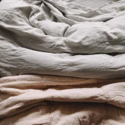 Édredon En 100% Lin Lavé - Beige Rosé 9 Édredon En 100% Lin Lavé - Beige Rosé -Décoration D'intérieur edredon en 100 lin lave beige rose 28486919323843