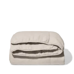 Édredon En 100% Lin Lavé - Pierre -Décoration D'intérieur edredon en 100 lin lave pierre 28164637065411