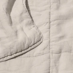 Édredon En 100% Lin Lavé - Pierre -Décoration D'intérieur edredon en 100 lin lave pierre 28164637229251