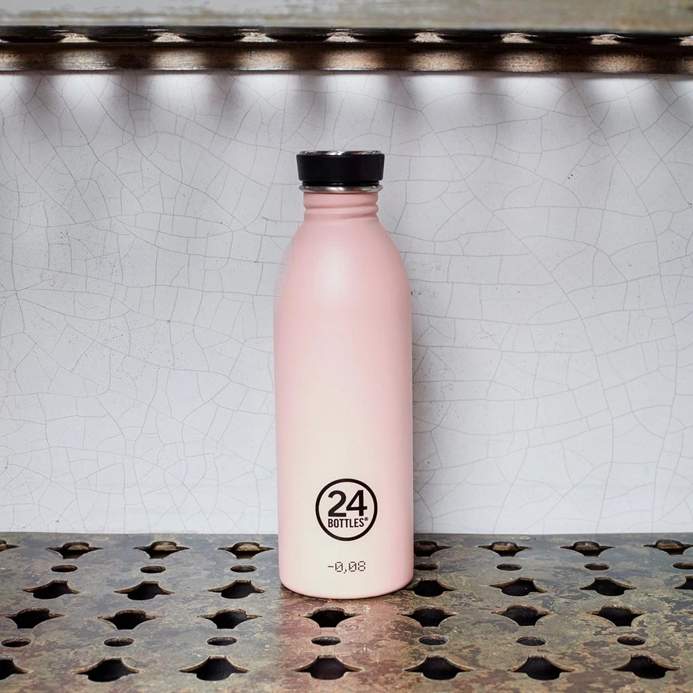 Gourde En Inox 500 Ml - Urban Dusty Pink - 24 Bottles 1 Gourde En Inox 500 Ml - Urban Dusty Pink - 24 Bottles