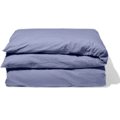 Housse De Couette En Coton Percale - Mauve Lavantin -Décoration D'intérieur hdc3